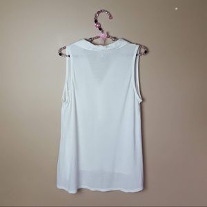 Splendid Tops - Splendid white sleeveless high low blouse medium Splendid Tops - Splendid white sleeveless high low blouse medium